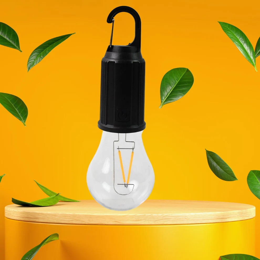 Solar & USB Type-C Rechargeable Camping Lamp | Outdoor Emergency Light